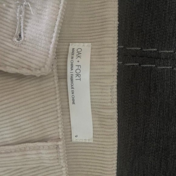 Oak And Fort Cream Pants - Picture 3 of 4